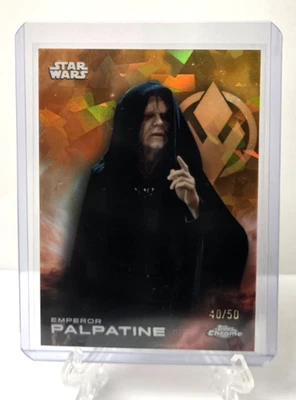 2025 Topps Sapphire Emperor Palpatine SSP ORO/50 Foto 1 de 2