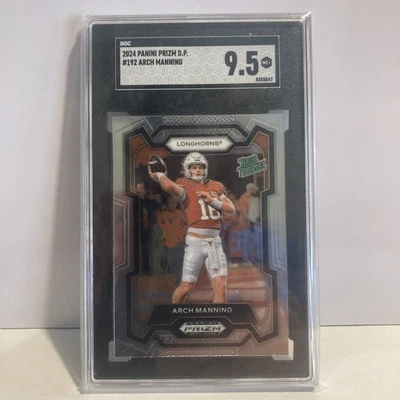 2024 Panini Prizm Draft Picks - Rated Prospect Arch Manning #192 (RC) SGC 9.5 - Image 1 of 2