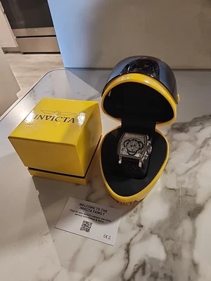 Invicta S1 Rally Master Chronograph Gen. Leather Swiss Movement Mens Watch - Image 1 of 4