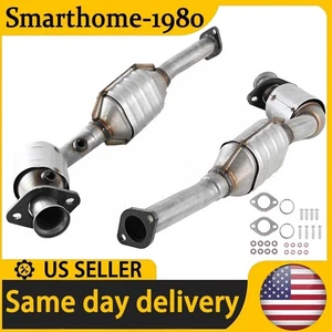 2X Catalytic Converter For 1996-2002 Ford Crown Victoria & Lincoln Town Car 4.6L - Picture 1 of 22