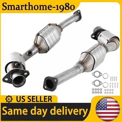 2X Catalytic Converter For 1996-2002 Ford Crown Victoria & Lincoln Town Car 4.6L - Image 1 of 4