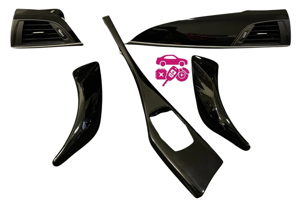 ⭐ BMW F22 / F23 Gloss Black Interior Trim Set – 6-Piece Sport Kit - Image 1 of 4