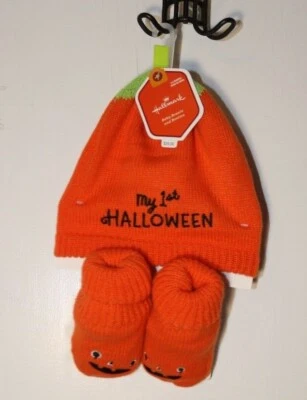 Hallmark Baby Beanie and Booties My 1st Halloween 0-6M - Photo 1/4