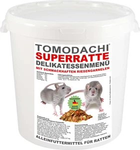 Rattenfutter tierische Proteine, Rattennahrung +Shrimps, Ratten Komplettmenü 10L - Bild 1 von 9
