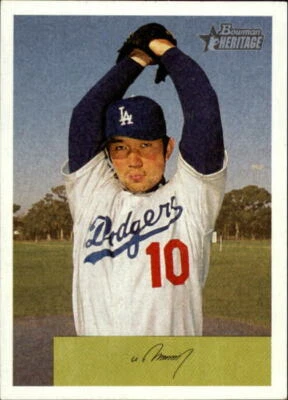 2002 Bowman Heritage #78 Hideo Nomo - NM-MT - Image 1 of 2