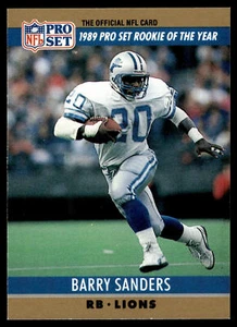 Barry Sanders | Juego profesional 1990 #1 | Casi como nuevo o mejor - Imagen 1 de 2