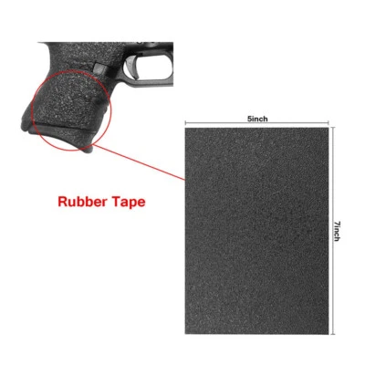 Tactical Rubber Grip Tape For Handgun Shotgun Rifle Camera Phone Stickers - Image 1 of 4