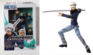 ONE PIECE ANIME HEROES 17cm circa TRAFALGAR LAW Bandai ACTION FIGURE maclama - Foto 1 di 15