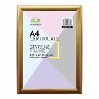 A4 Picture Photo Frame Styrene Certificate Frames (21X29.7Cm) Wall Art Poster