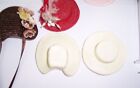 NEW ! 2  MINIATURE DOLL HAT MOLD , FORMS  FOR HAT MAKING