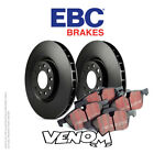 EBC Front Brake Kit Discs &amp; Pads for Volvo S80 Mk2 3.0 T6 2007-2016