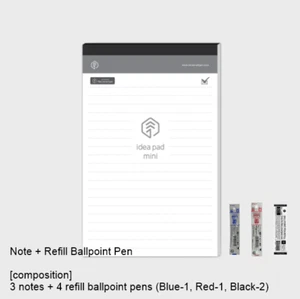 Smart Note für Neo-Smartpen, IdeaPad-Mini (5 x 7,8 Zoll) + Refillcore (4) - Bild 1 von 6