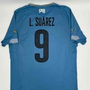 Luis Suarez #9 Uruguay 2014/2015 ORIGINAL Puma Rare Soccer Jersey (L) - Picture 1 of 10