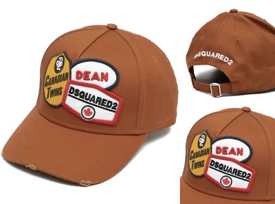Dsquared2 Multi Parche Icon Material Baseballcap Gorra Basebalkappe Camionero - Imagen 1 de 4