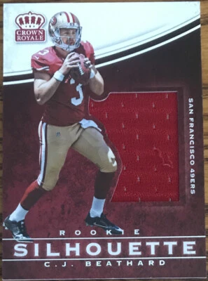 2017 Crown Royale Jumbo Rookie Silhouette Jerseys C.J. Beathard #32 - Image 1 of 2