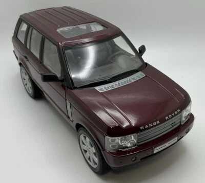 2003 Land Rover RANGE ROVER 1:25 SCALE MAROON  WELLY RARE RARE FIND NEW  - Image 1 of 4