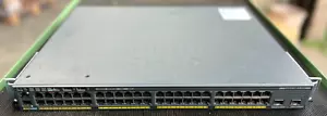 Cisco Catalyst 2960-X Series Gigabit Ethernet Switch l WS-C2960X-48FPD-L - Picture 1 of 3