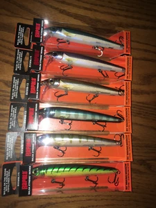 RAPALA BX WALKING MINNOW 13----6 DIFFERENT COLORED FISHING LURES - Picture 1 of 1