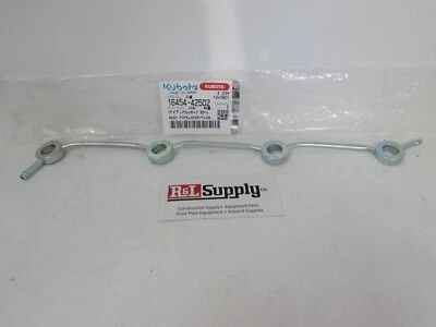 GENUINE KUBOTA 4 CYLINDER FUEL RETURN OVERFLOW PIPE PART # 16454-42502