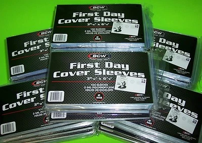 5000 FUNDA PRIMER DÍA MANGAS DE POLIETILENO, 2 MIL, TIENE CAPACIDAD PARA SOBRE #6, BCW, con ENVÍO GRATUITO Foto 1 de 4