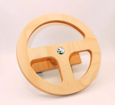 Einkaufswagenlenkrad Kinderlenkrad Holz lenkrad mit Schnellbefestigung - Bild 1 von 4
