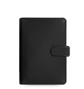New Filofax Personal Saffiano Organiser Planner Diary Book Leather Black 022470 - Picture 1 of 6