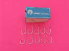 Vmc Carbon Steel 5/0 Hooks With A Welded Eye ? Pack Of 10 Hooks - New Old Stock