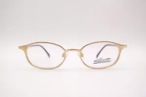 Vintage Silhouette M6422/20 Gold Wine Red Oval Glasses Frames NOS - Picture 1 of 6