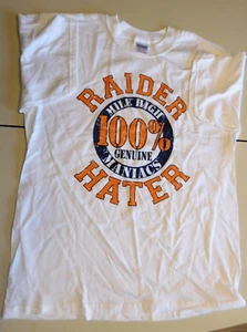 Camiseta Raider Hater Mile High Maniacs 38" Pecho Nuevo de Lote Antiguo Deadstock Denver - Imagen 1 de 2