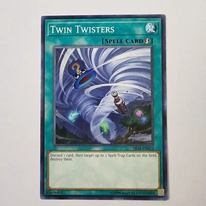 Twin Twisters - SR04-EN024 - NM - Common - Yugioh - Dinosmasher's Fury - Picture 1 of 2