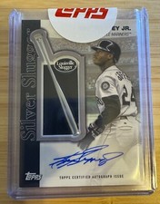 2022 Topps Series 2 Ken Griffey Jr. Autograph 09/10 Silver Slugger Mariners Card