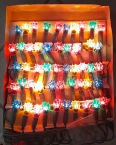 Luci Natalizie Vintage Moranduzzo Collana 50 Stelline Luci Intermittenti Nuovo - Foto 1 di 6