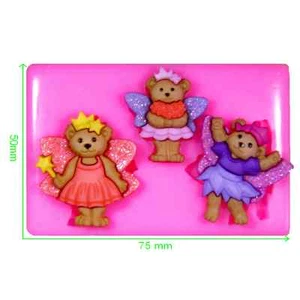 Hermoso molde de silicona para osos de peluche de hadas de Fairie Blessings - Imagen 1 de 5