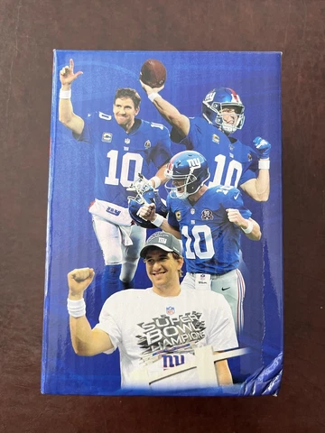 2021 Eli Manning Jersey Retirement Bobblehead New York Giants Super Bowl NFL Cover
