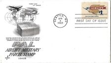 '68 FDC 1$ PAL Airlift Military Parcel stamp on ArtCraft SC#1341  CV$8
