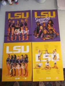 4 LSU TIGERS GYMNASTICS PROGRAMS 2022 KY UTAH 2023 FLORIDA W VIRG LIVVY DUNNE 🔥 - Picture 1 of 5