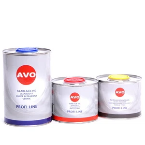 AVO 2 Liter 2K HS Klarlack SET mit HS Härter und Verdünnung Autolack A018 - Bild 1 von 1
