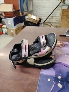 Women's Ecco Yucatan Offroad Birch Floral Print Leather Sandal Size 36 6 - Picture 1 of 8