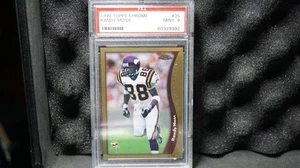 1998 Topps Chrome #35 Randy Moss Rookie RC PSA 9 Minnesota Vikings Hof - Bild 1 von 6