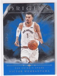 2024-25 Panini Origins NBA No. 38 Victor Wembanyama Blue 41/99 - Bild 1 von 2