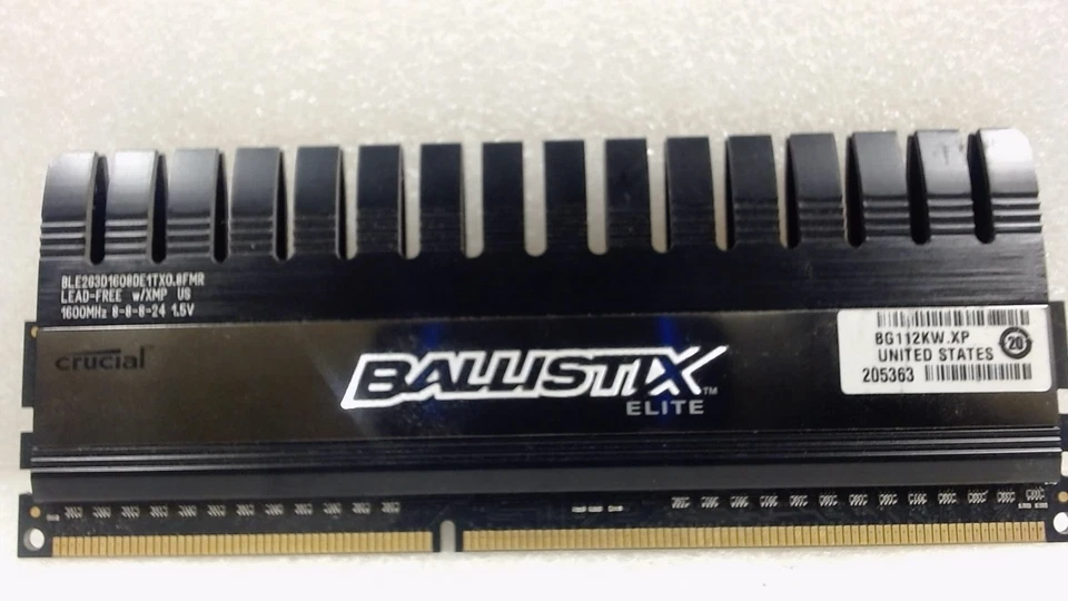 Crucial Ballistix Elite 8GB DDR3 SDRAM( 4x 2GB) - Image 1 of 1