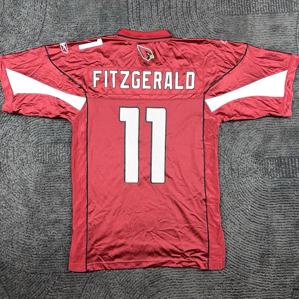 Camiseta roja para hombre Reebok NFL Equipment Larry Fitzgerald #11 Arizona Cardinals S Foto 1 de 4