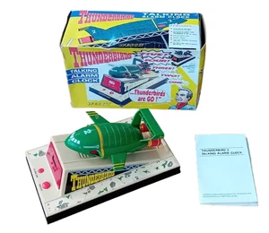Vintage Thunderbirds THUNDERBIRD 2 TALKING ALARM CLOCK Wesco 1992 - Picture 1 of 10