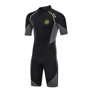 Men's Wetsuits 1.5mm Premium Neoprene Back Zip Shorty Dive Skin for Spearfish... - Picture 1 of 8