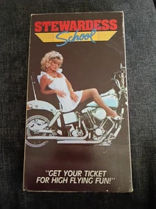 Stewardess School VHS (1989) Comedy, Judy Landers, Donald Most - Picture 1 of 3