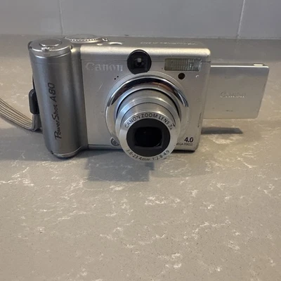Canon PowerShot A80 Digital Camera 4.0 MP - PARTS/REPAIR - Image 1 of 4