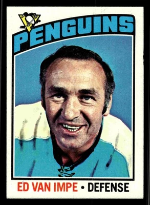 1976-77 Topps Ed Van Impe #157 - Pittsburgh Penguins - Image 1 of 2