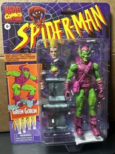 "Figura retro de 6"" de Spider-Man GREEN GOBLIN Marvel Legends nueva" - Imagen 1 de 2