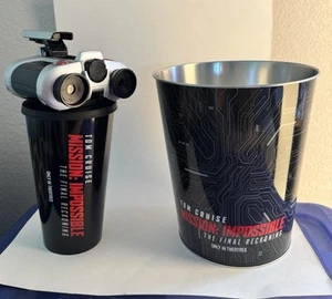 Mission Impossible: The Final Reckoning Sammlerstück AMC Popcorn Eimer Dose & Tasse - Bild 1 von 2