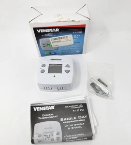 Venstar T1010 Single Day Programmable Digital Thermostat Up To 2 Heat & 2 Cool - Picture 1 of 7